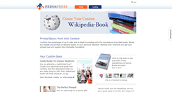 Desktop Screenshot of pediapress.com